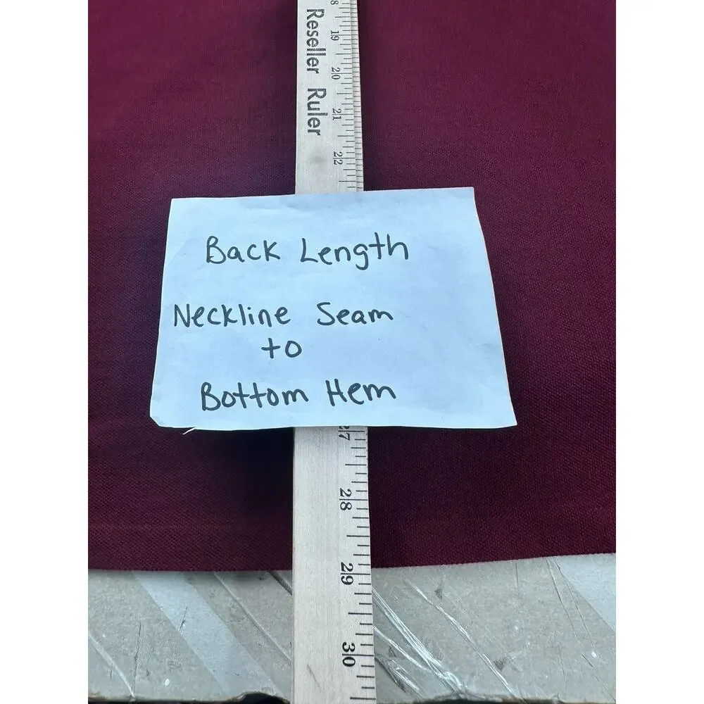 Polo Ralph Lauren Polo Shirt Men's XXL Burgundy Big Pony 3 Patch Custom Slim Fit